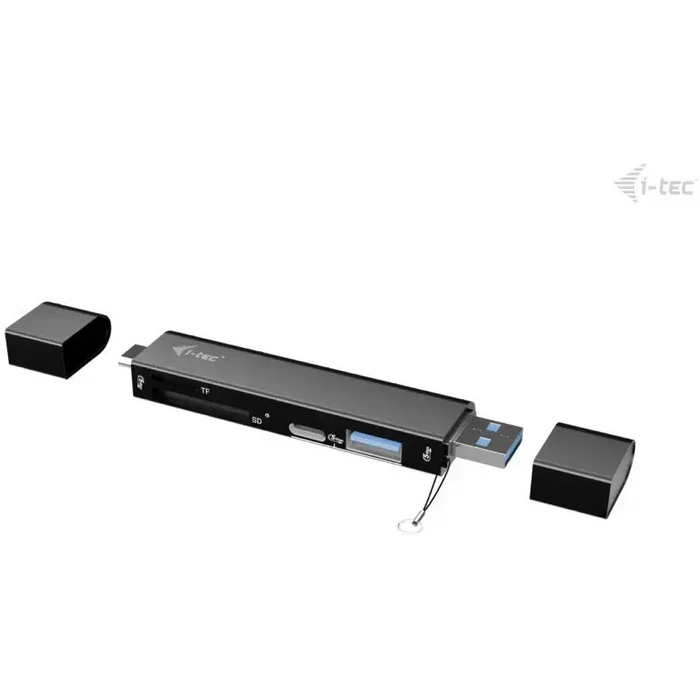 I-TEC Αναγνώστης Καρτών USB-C/USB-A Dongle SD/TF 2xUSB