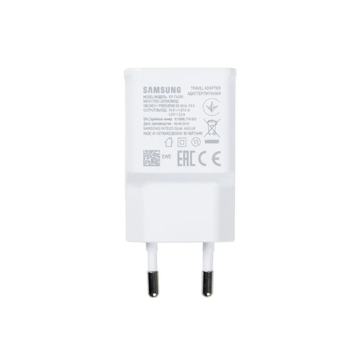 Samsung Wall Charger USB-A 15W White (EP-TA200EWE)