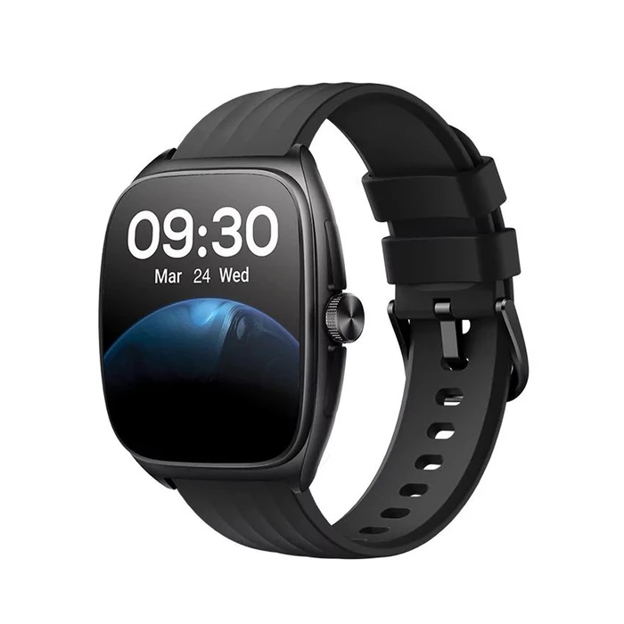 Smartwatch TTEC Tempus Pro 47mm AMOLED Curved Rectangular Aluminium Case Black