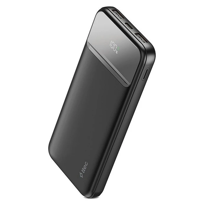 ttec ReCharger LCD 10.000mAh PD 20W Powerbank Black (2BB233S) (TTEC2BB233S)