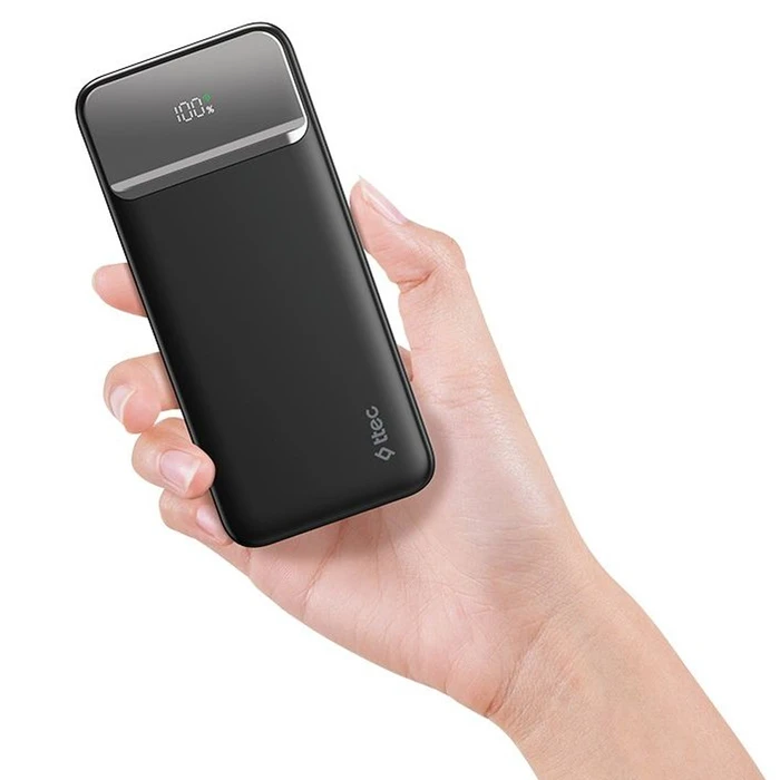 ttec ReCharger LCD 10.000mAh PD 20W Powerbank Black (2BB233S) (TTEC2BB233S)