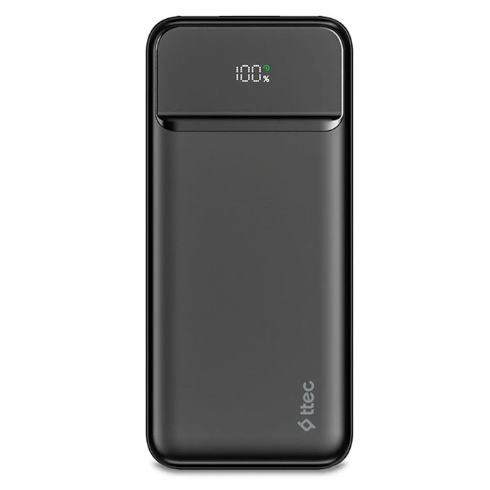 ttec ReCharger LCD 10.000mAh PD 20W Powerbank Black (2BB233S) (TTEC2BB233S)