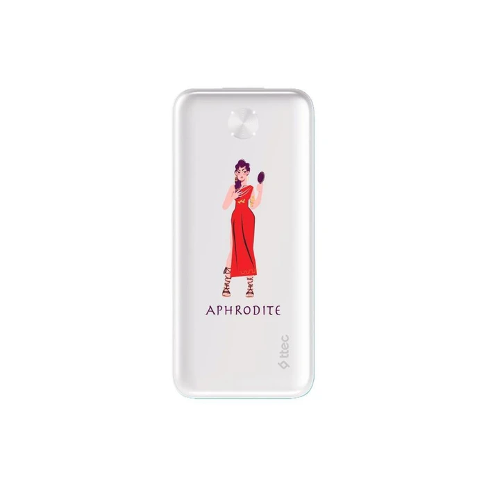 ttec ReCharger 10.000mAh Powerbank white (print) (2BB234B) (TTEC2BB234B)