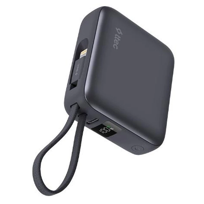 ttec ReCharger Mini LCD 10.000mAh PD 20W Powerbank (2BB231GR) (TTEC2BB231GR)