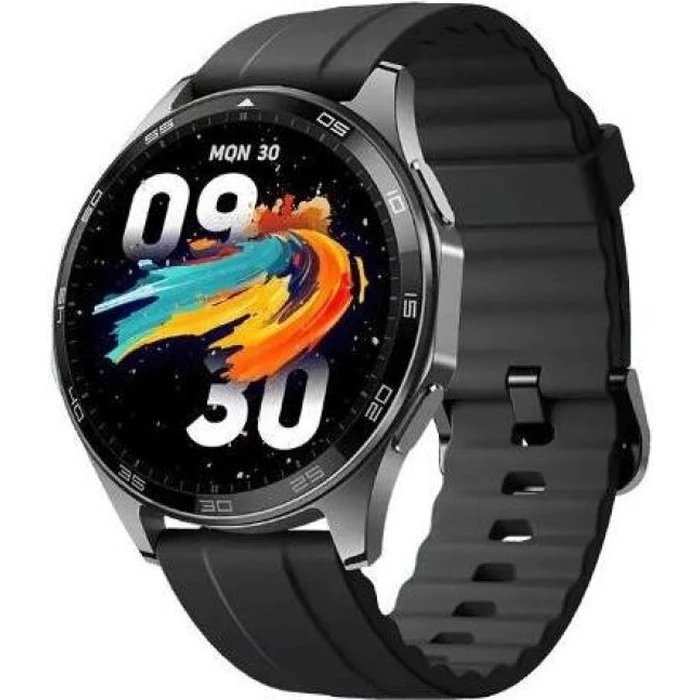 TTEC Smartwatch Tempus Pro 47 mm Round Case Black