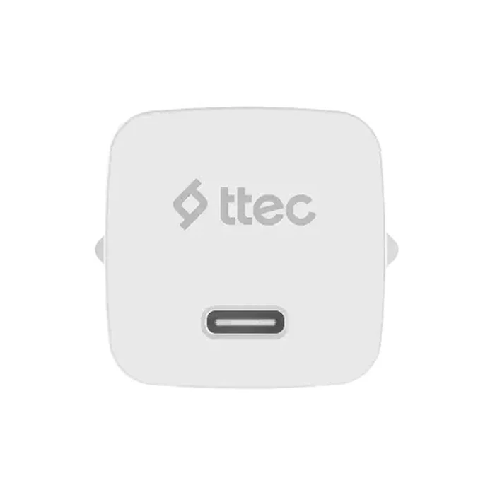 ttec SmartCharger GAN 45W PD Travel Fast Charger  White (2SCG45B) (TTEC2SCG45B)