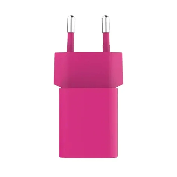 ttec SmartCharger GAN 45W PD Travel Fast Charger+ USB-C - USB-C 3A Cable Neon Pink (2SCG45CNP) (TTEC2SCG45CNP)