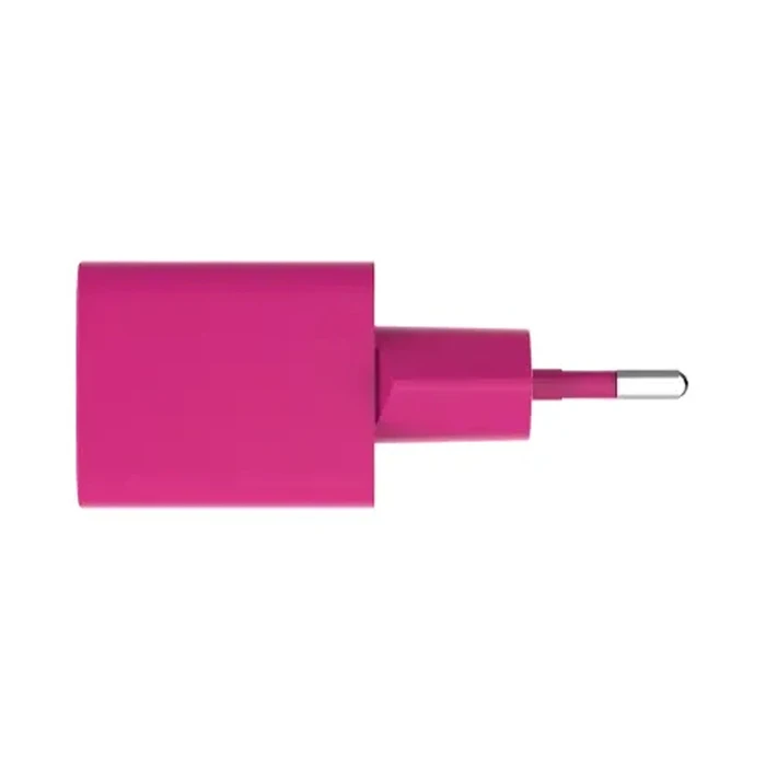 ttec SmartCharger GAN 45W PD Travel Fast Charger+ USB-C - USB-C 3A Cable Neon Pink (2SCG45CNP) (TTEC2SCG45CNP)
