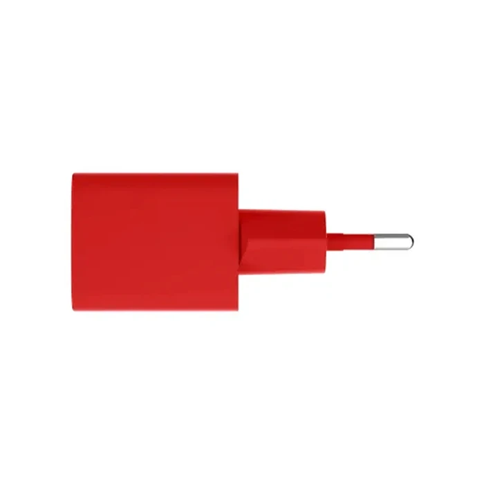 ttec SmartCharger GAN 45W PD Travel Fast Charger+ USB-C - USB-C 3A Cable Neon Red (2SCG45CNK) (TTEC2SCG45CNK)