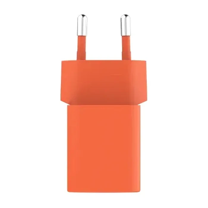 ttec SmartCharger GAN 45W PD Travel Fast Charger+ USB-C - USB-C 3A Cable Neon Orange (2SCG45CNT) (TTEC2SCG45CNT)