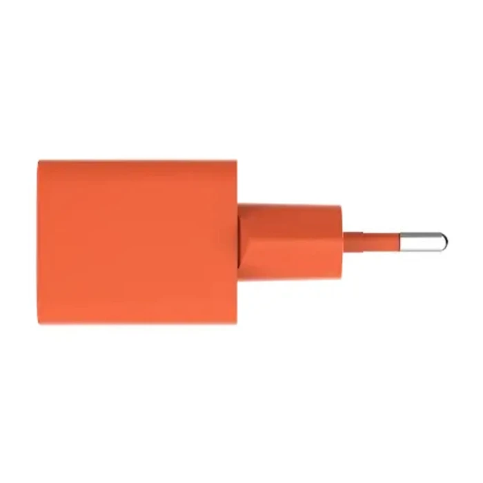 ttec SmartCharger GAN 45W PD Travel Fast Charger+ USB-C - USB-C 3A Cable Neon Orange (2SCG45CNT) (TTEC2SCG45CNT)