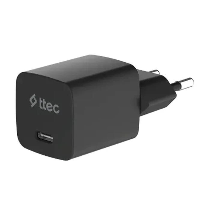 ttec SmartCharger GAN 45W PD Travel Fast Charger Black (2SCG45S) (TTEC2SCG45S)