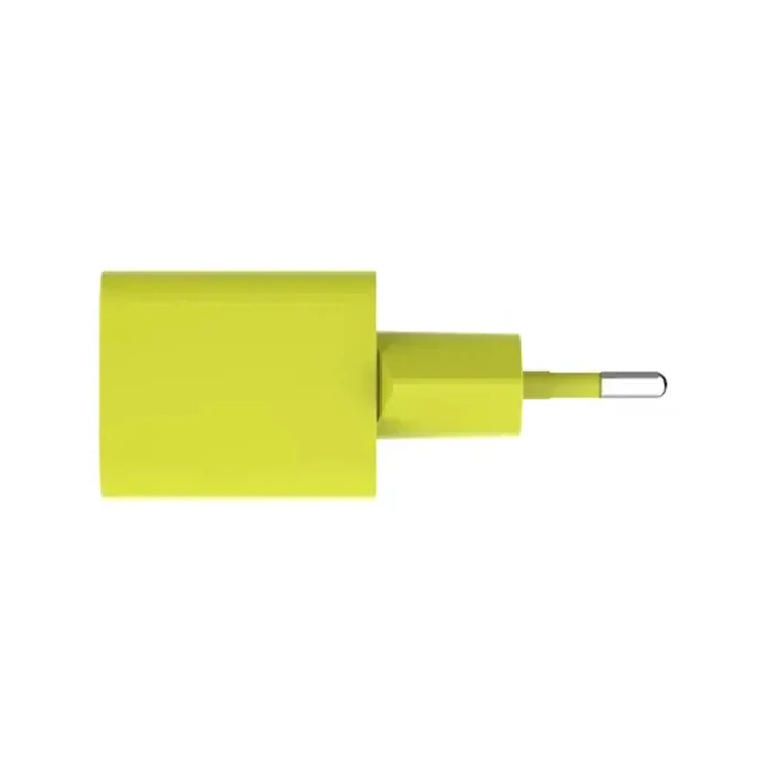 ttec SmartCharger GAN 45W PD Travel Fast Charger+ USB-C - USB-C 3A Cable Neon Yellow (2SCG45CNS) (TTEC2SCG45CNS)