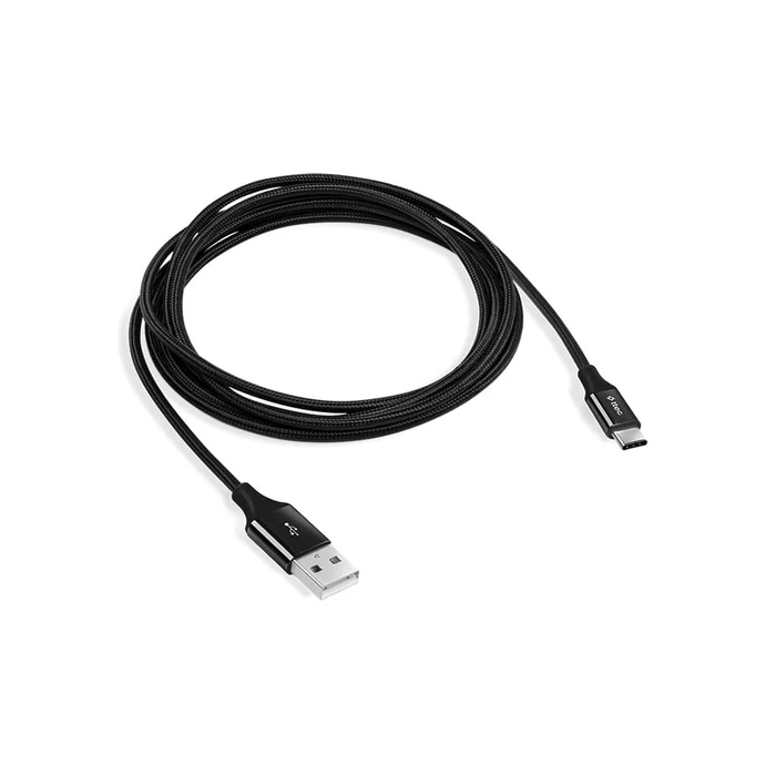 USB Cables TTEC AlumiCable Type C 2.0 Charge Data Cable Black 1.20 m