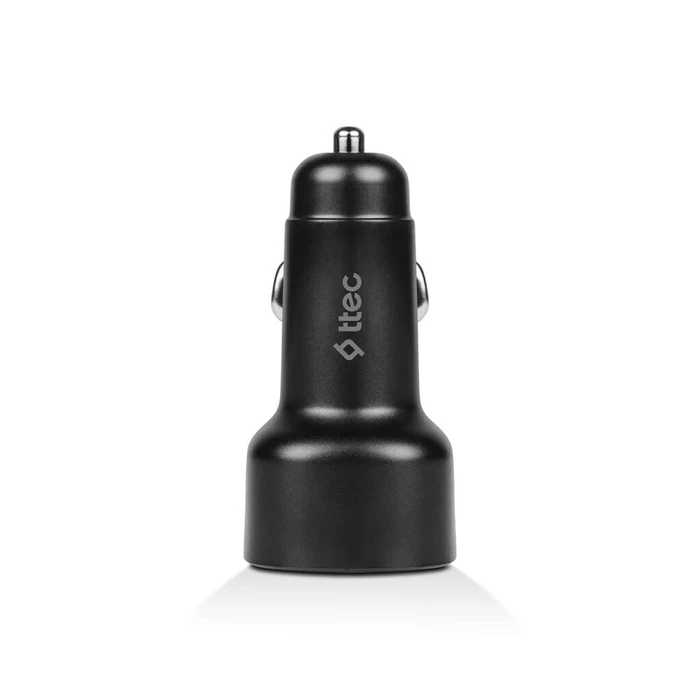 ttec SmartCharger Duo PD 48W In car Fast Charger USB-C+USB-A (2CKP02S) (TTEC2CKP02S)