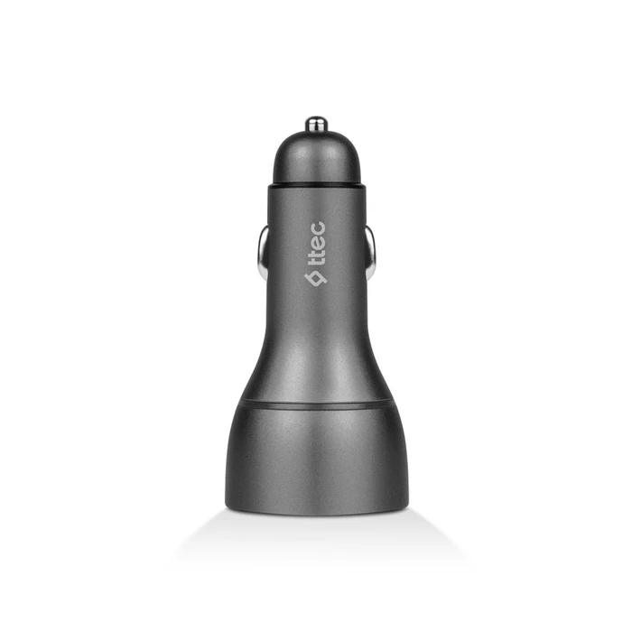 Car Fast Charger TTEC SmartCharger Trio PD 130W 2 USB-C 1 USB-A Black