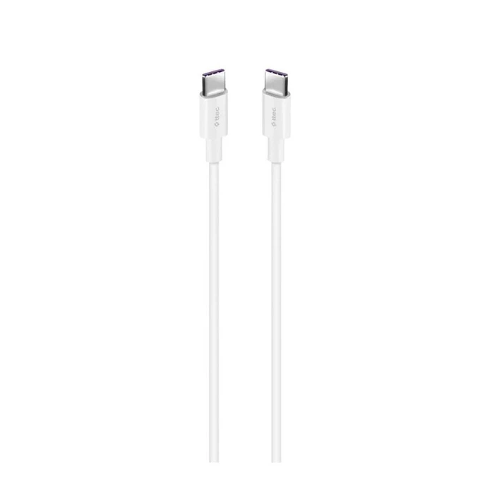 TTEC Type C to Type C 100W Fast Charge Cable White 150cm 2DK49B