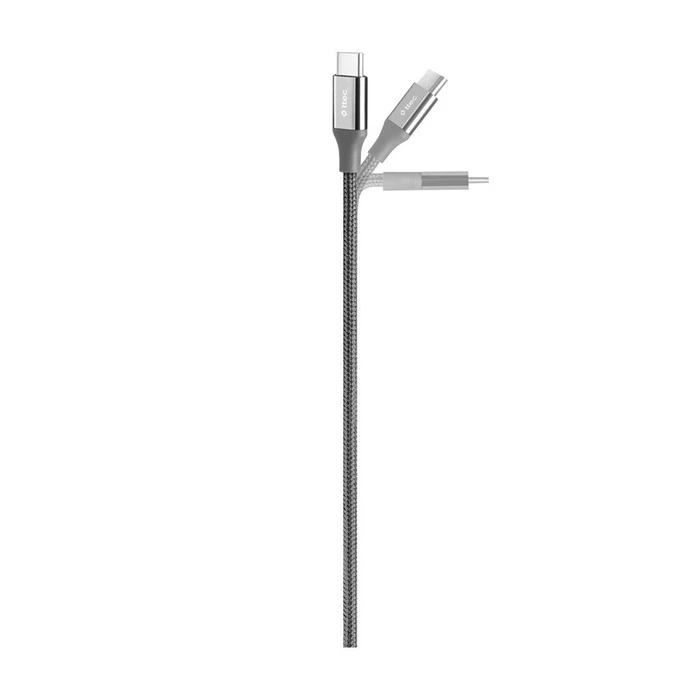 TTEC Cable Data and Charging AlumiCable 65W Type-C to Type-C Space Grey 30cm