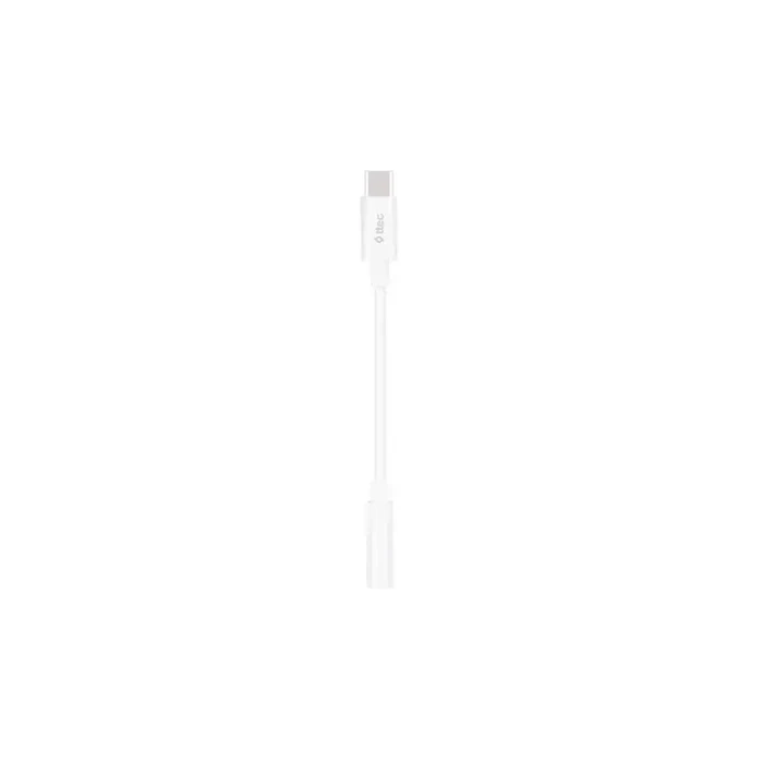 TTEC Προσαρμογέας USB-C σε AUX 11cm Λευκό 2AK04B