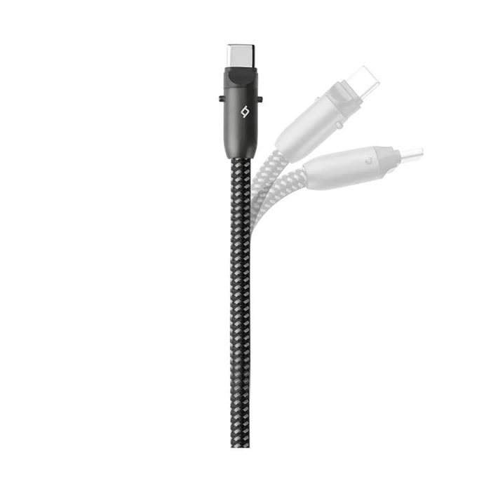 TTEC Καλώδιο USB C σε USB C ExtremeCable Hip Multifunctional Extra Durable 60W 120cm