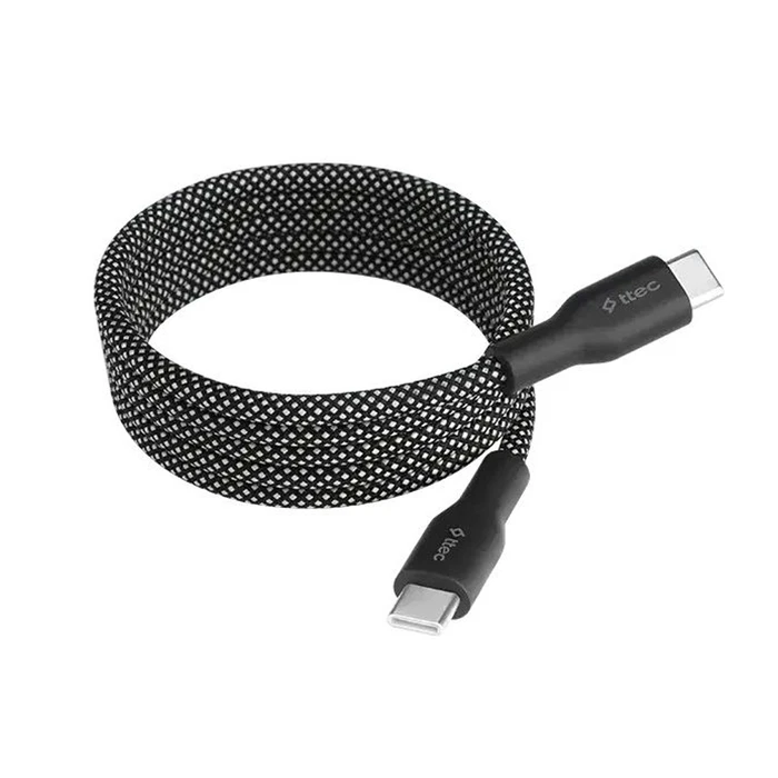 USB C Cables TTEC AlumiCable Stick USB C Magnetic 100cm 60W Fast Charge Cable