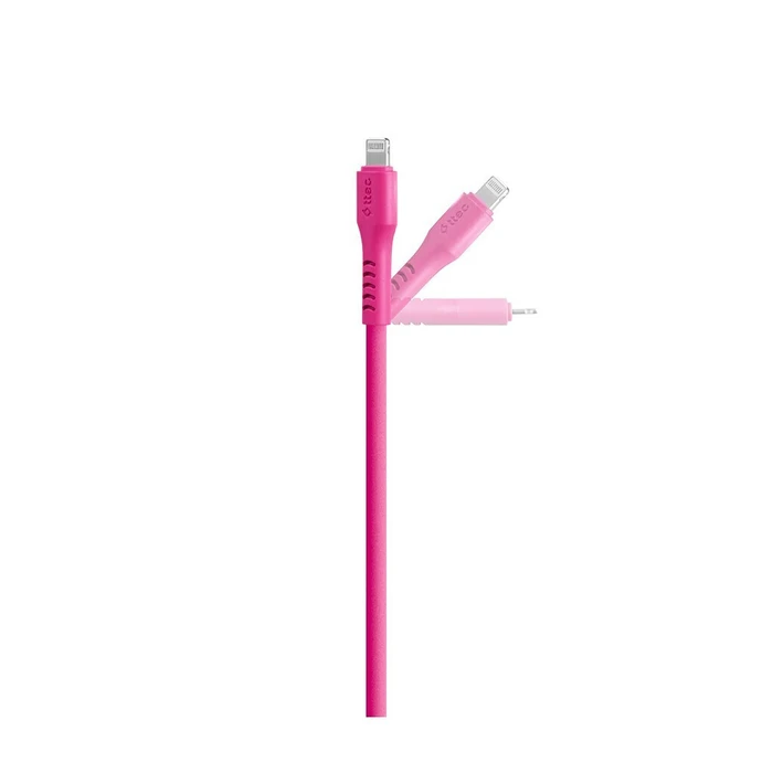 TTEC Καλώδιο USB C σε Lightning Neon Pink 120cm
