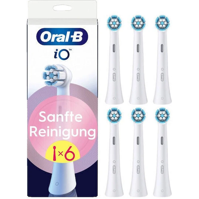 Αξεσουάρ για στοματική φροντίδα Oral-B iO Gentle Care ανταλλακτικές κεφαλές οδοντόβουρτσας 6 τεμ.