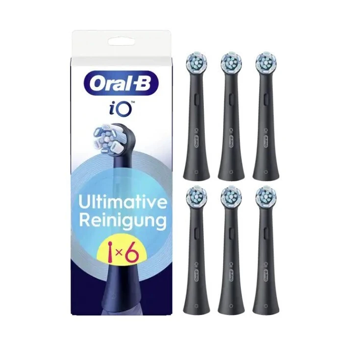 Αξεσουάρ για στοματική φροντίδα Oral-B iO Ultimate Clean ανταλλακτικές κεφαλές οδοντόβουρτσας Black 6 τεμ.