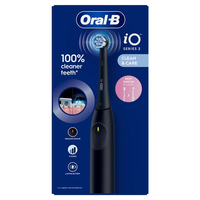 Oral‑B IO Series 2 Ηλεκτρική Οδοντόβουρτσα με Αισθητήρα Πίεσης Ματ Μαύρη