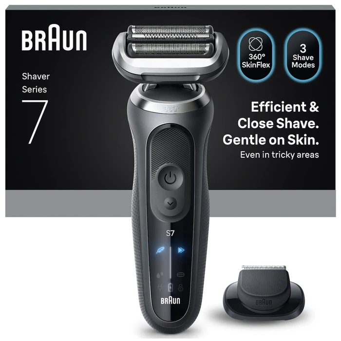 Braun 72-G1200S Foil Ξυριστική Μηχανή Προσώπου Επαναφορτιζόμενη (Series 7)