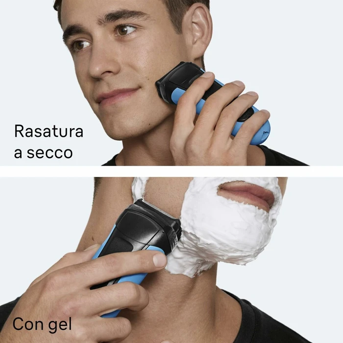 Ξυριστική Μηχανή Braun Series 3 310s (Μπλε/Μαύρο)