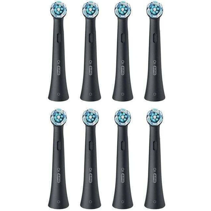 Oral-B iO Ultimate Clean Ανταλλακτικές Κεφαλές Οδοντόβουρτσας 8τμχ (Μαύρο)