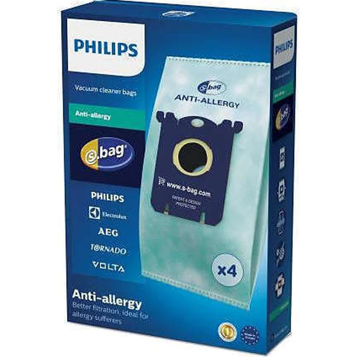 Philips Vacuum Cleaner Bags s-bag FC8022/04 - 4 pcs