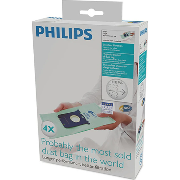 Philips Vacuum Cleaner Bags s-bag FC8022/04 - 4 pcs
