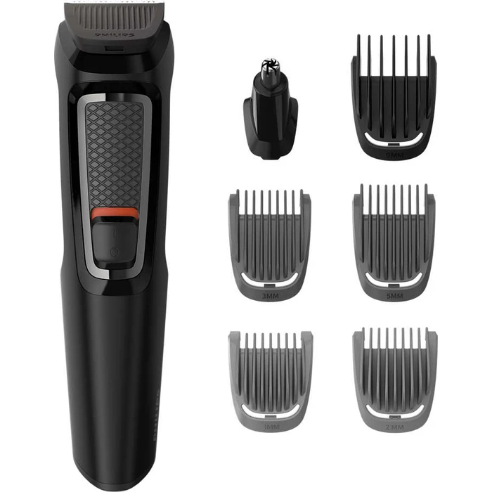 Philips Multigroom Series 3000 MG3721/14 Σετ Επαναφορτιζόμενης Κουρευτικής Μηχανής Μαύρο