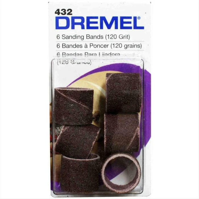 Dremel - Ταινίες λείανσης 432 13 mm 120 grit, 6 τεμ.