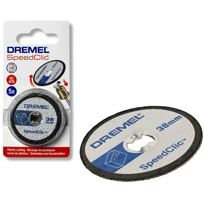 Dremel Δίσκος κοπής πλαστικού EZ SpeedClic SC476 38mm 5τμχ