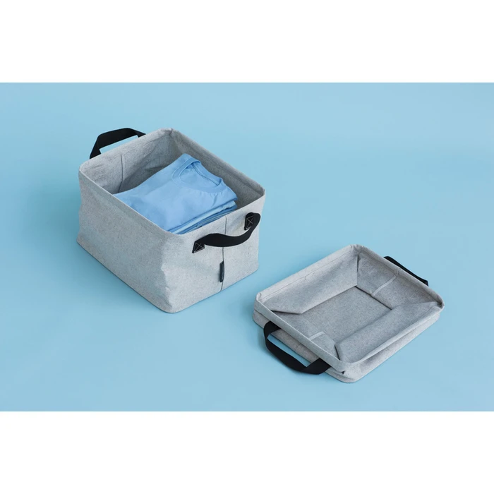 Αξεσουάρ για πλύσιμο, στέγνωμα & σιδέρωμα Brabantia πτυσσόμενο καλάθι απλύτων 35L γκρι