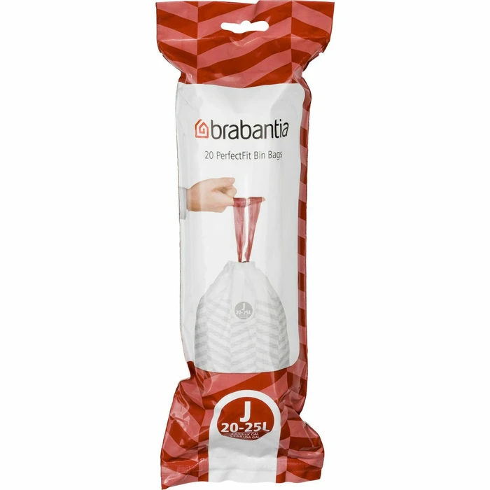 Brabantia Σακούλες Απορριμμάτων PerfectFit Type J 20-25 L, 20 Τεμάχια