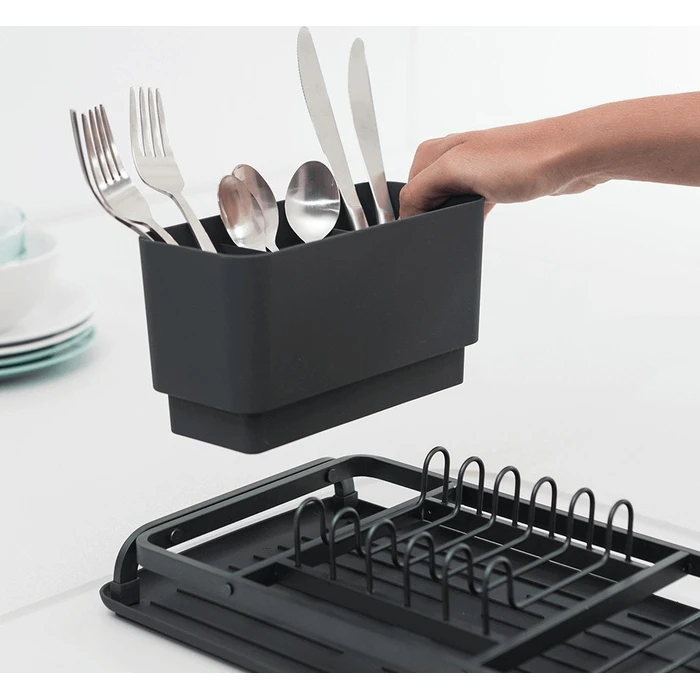 Brabantia Στεγνωτήρας Πιάτων Compact Dark Grey