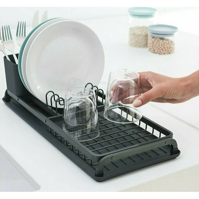 Brabantia Στεγνωτήρας Πιάτων Compact Dark Grey