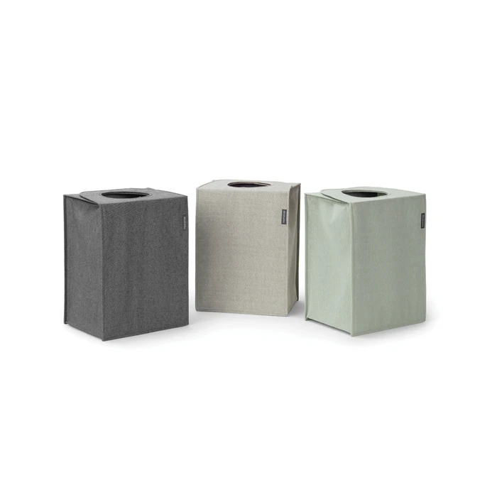 Αξεσουάρ για πλύσιμο, στέγνωμα & σιδέρωμα Brabantia πτυσσόμενο καλάθι απλύτων 35L γκρι