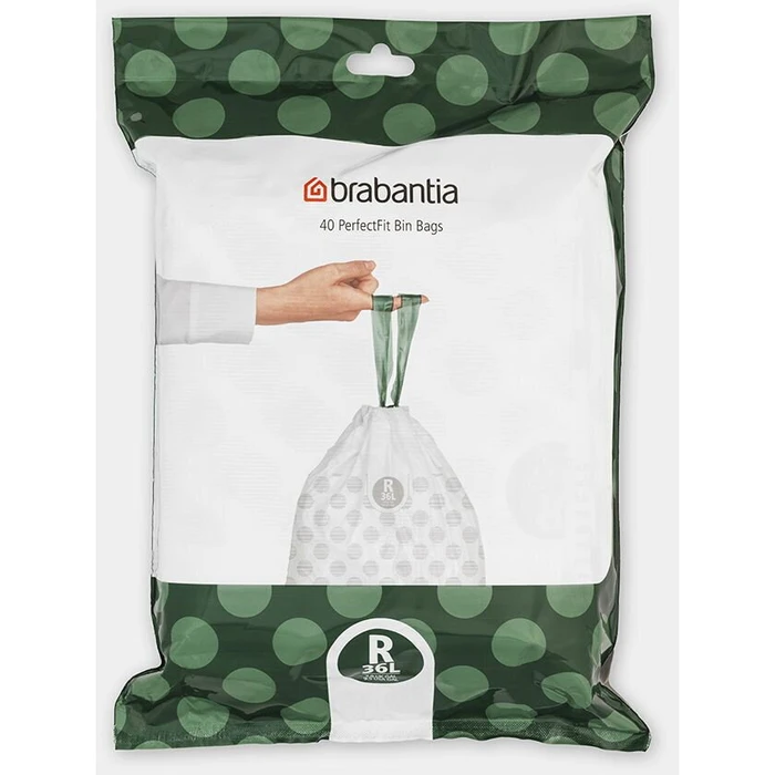 Brabantia Σακούλες Απορριμμάτων PerfectFit Type R 36 L 40 Τεμάχια