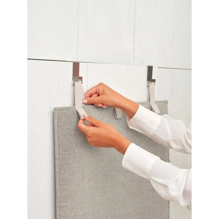 Αξεσουάρ για πλύσιμο, στέγνωμα & σιδέρωμα Brabantia Door Steam Blanket Grey 50 x 100 cm για steaming ρούχων σε πόρτα