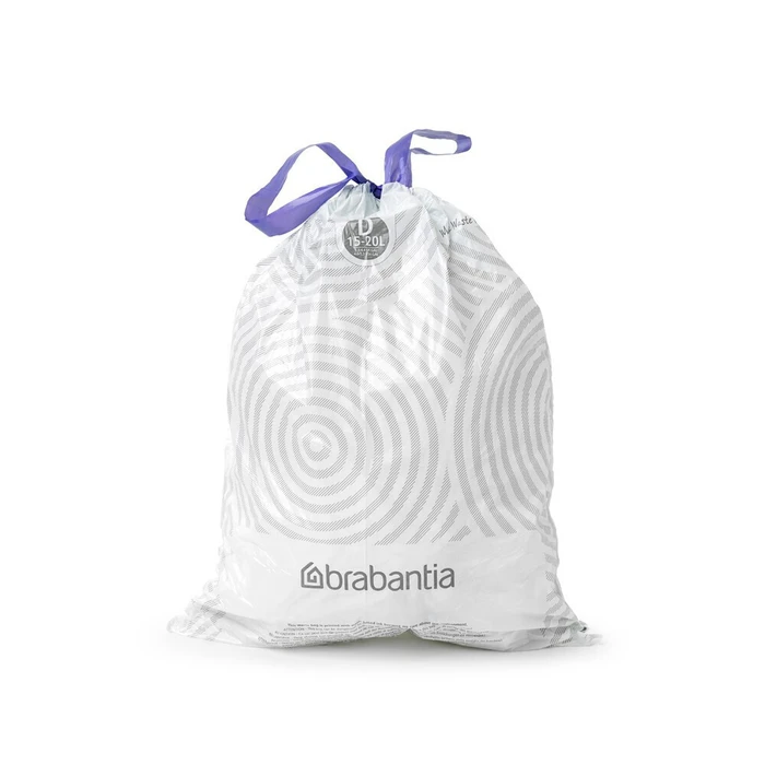 Σακούλες απορριμμάτων Brabantia PerfectFit Bin Liner Type D 15-20 L, 20 τεμάχια