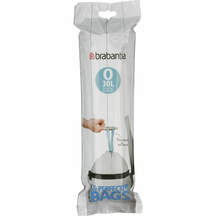 Μπασκετιέρα Brabantia PerfectFit Bin Liner Type O, 30 L, 20 Bags