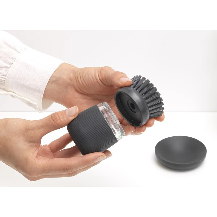 Brabantia Ανταλλακτικές Κεφαλές Βούρτσας Πιάτων Σετ 2 Τεμ. σκούρο γκρι