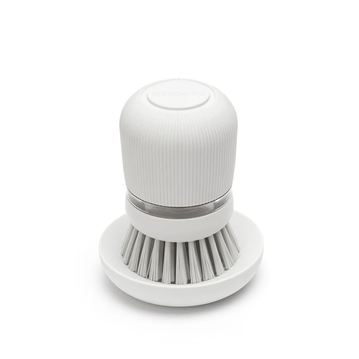 Brabantia Βούρτσα Πιάτων με Διανομέα Σαπουνιού Light Grey