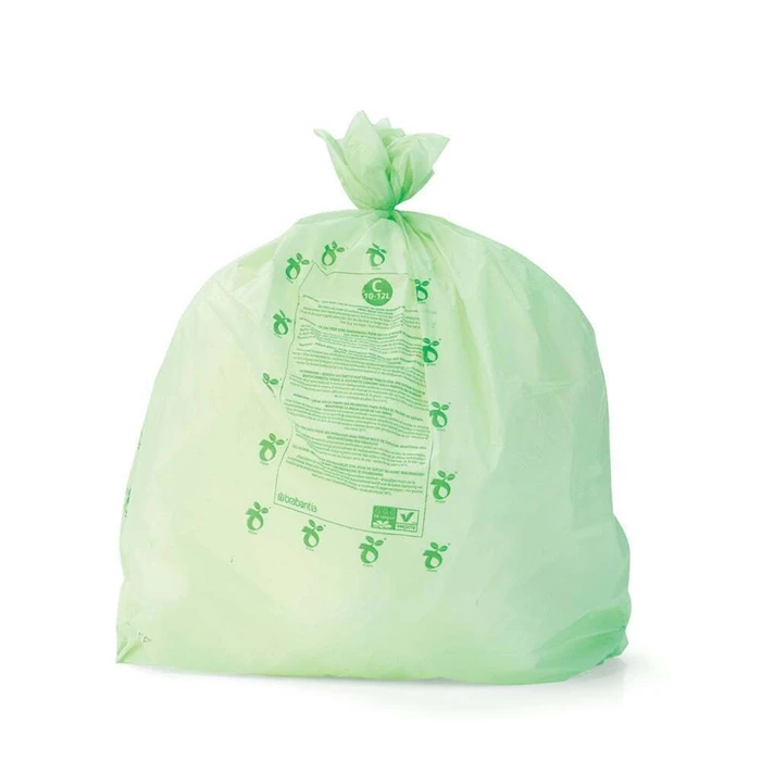 Brabantia Σακούλες Απορριμμάτων PerfectFit Compostable Typ C 10-12 L 10 Τεμάχια