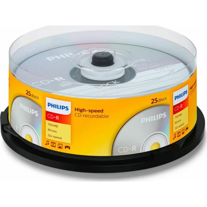 CD-R Philips 1x25 80Min 700MB 52x SP